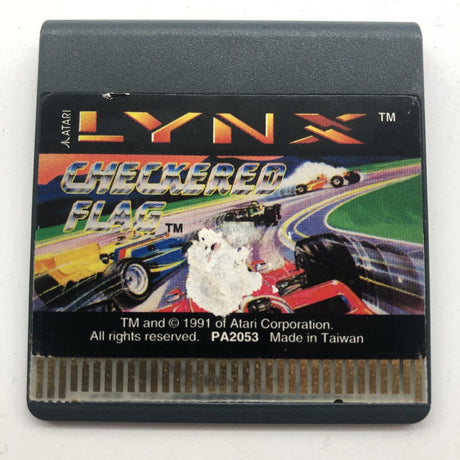 Atari Lynx Checkered Flag Game - Trippy Trades 