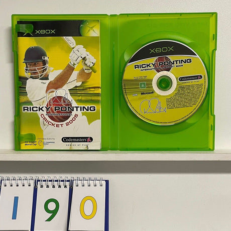 Ricky Ponting International Cricket Xbox original Game + manual PAL oz190 - Trippy Trades 