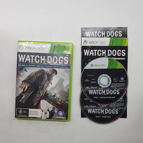 Watch Dogs Xbox 360 Game + Manual PAL - Trippy Trades 