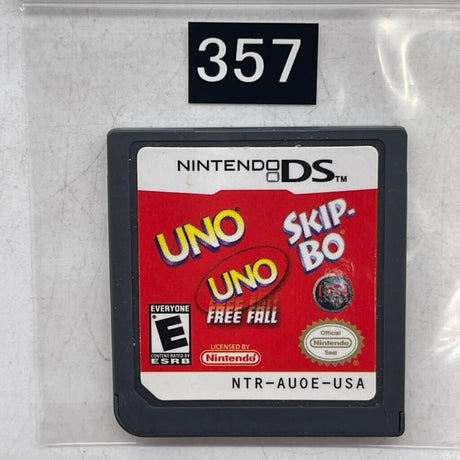 Uno Skip-Bo UNO Free Fall Nintendo DS Game Cartridge - Trippy Trades 