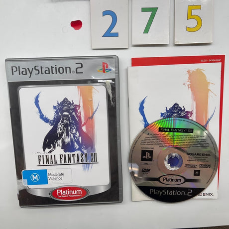 Final Fantasy XII PS2 Playstation 2 Game + Manual PAL - Trippy Trades 