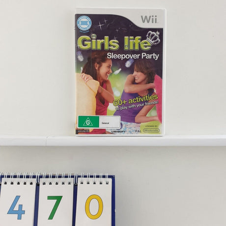 Girls Life Sleepover Party Nintendo Wii Game + Manual PAL oz470 - Trippy Trades 