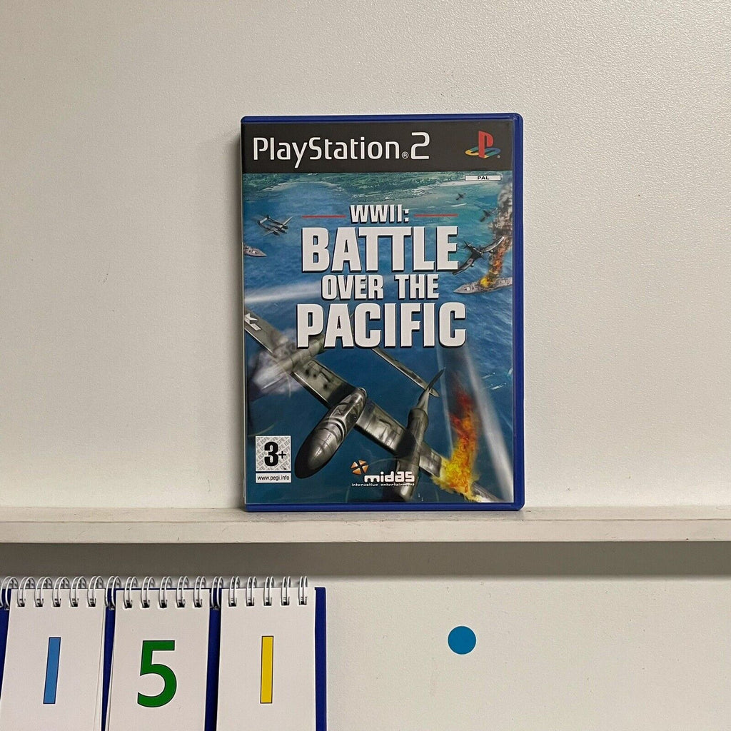 WWII Battle Over the Pacific PS2 Game + Manual PAL