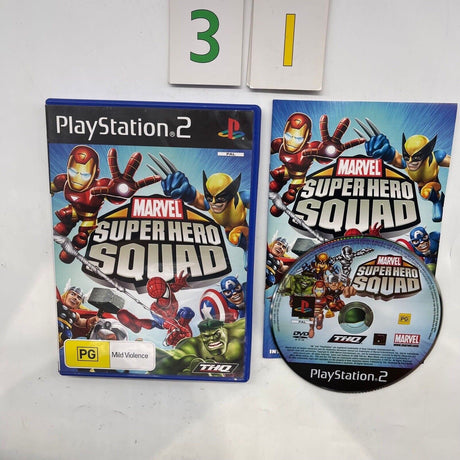 Marvel Super Hero Squad PS2 Playstation 2 Game + Manual PAL - Trippy Trades 