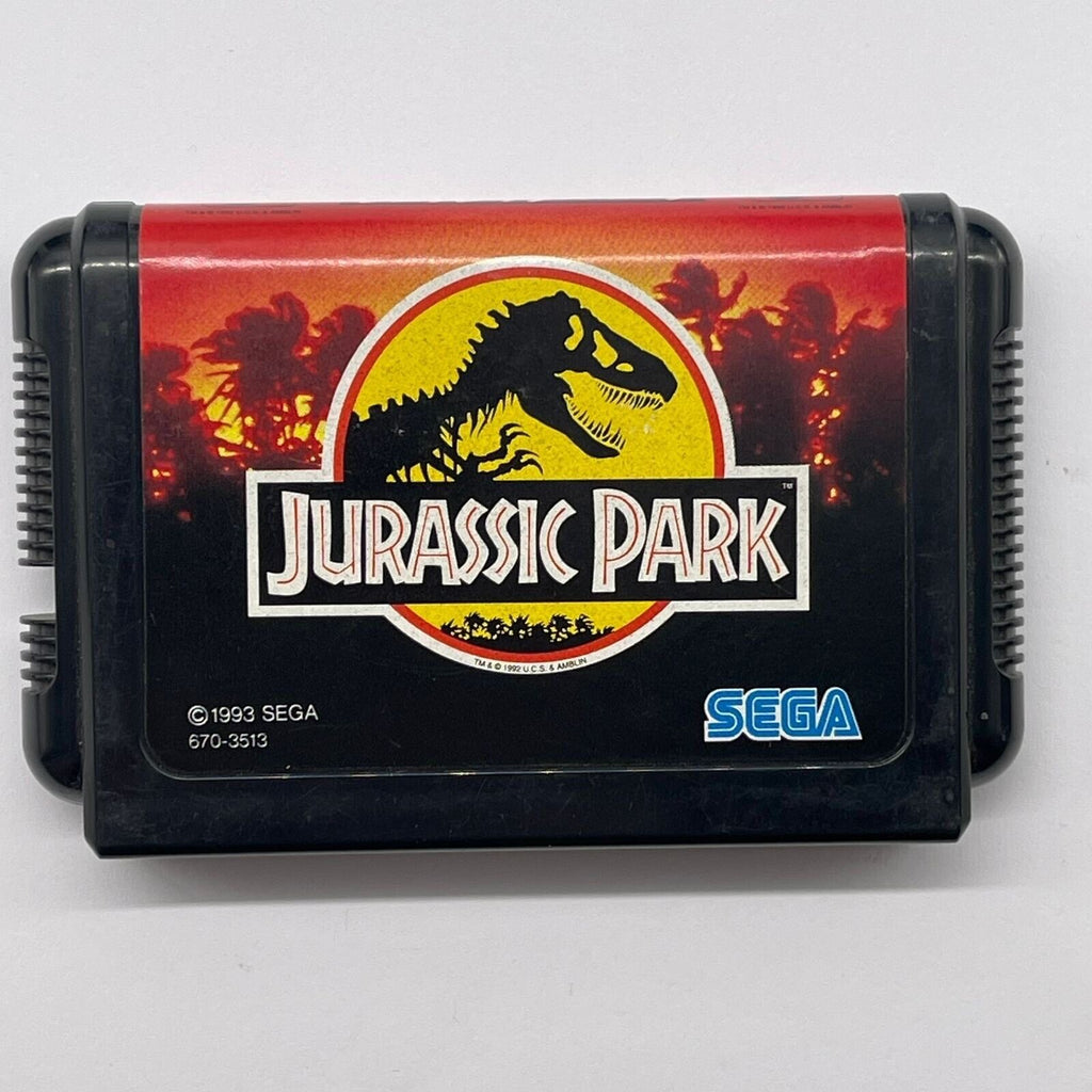 Jurassic Park Sega Mega Drive Game Cartridge