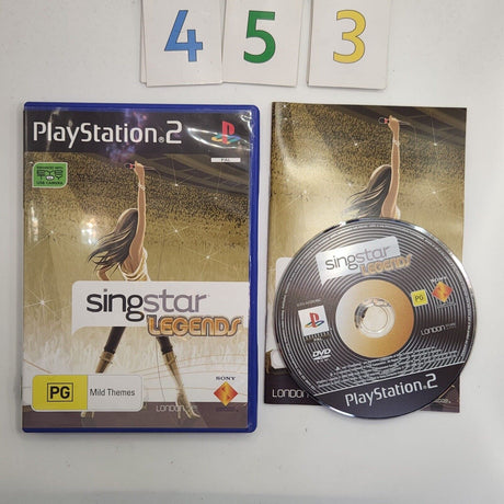 Singstar Legends PS2 Playstation 2 Game + Manual PAL - Trippy Trades 