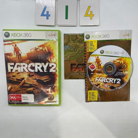 Far Cry 2 II Xbox 360 Game + Manual PAL - Trippy Trades 