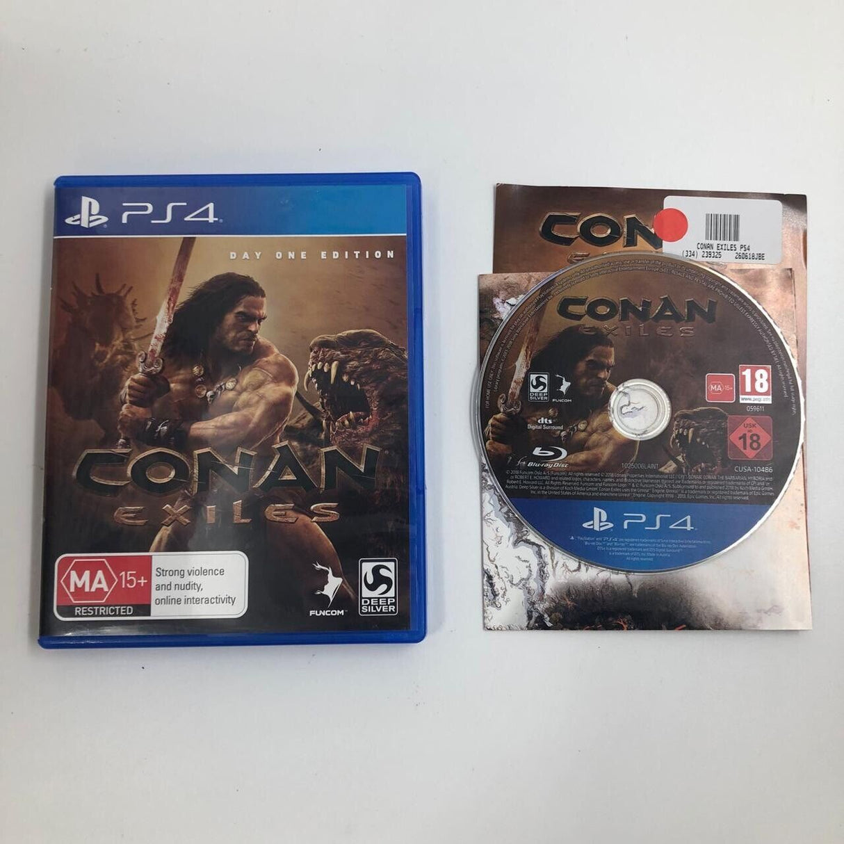 Conan Exiles PS4 Playstation 4 Game + Manual - Trippy Trades 