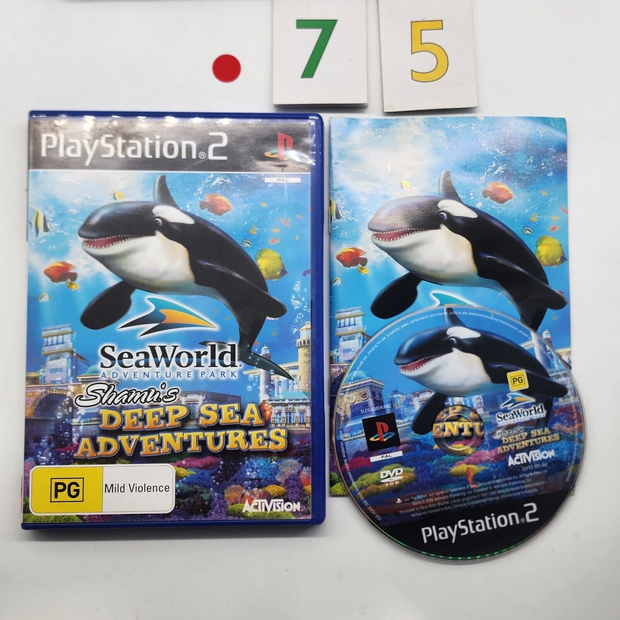 Shamu’s Deep Sea Adventures PS2 Playstation 2 Game + Manual PAL r75 - Trippy Trades 