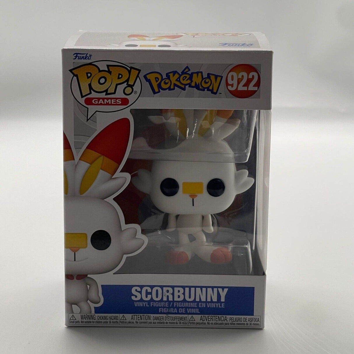 Scorbunny #922 Pokemon Funko Pop Vinyl Figure - Trippy Trades 