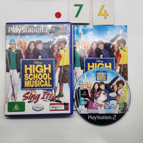 High School Musical Sing It PS2 Playstation 2 Game + Manual PAL r74 - Trippy Trades 