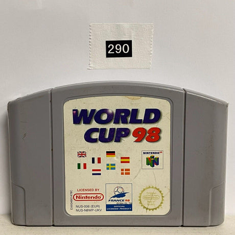 world cup 98 1998 Nintendo 64 N64 Game Cartridge PAL - Trippy Trades 