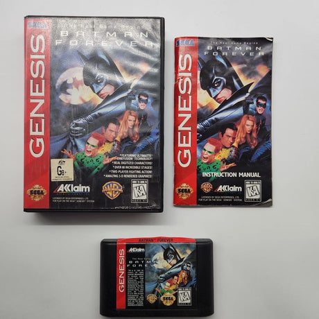 Batman Forever Sega Mega Drive Game + Manual - Trippy Trades 