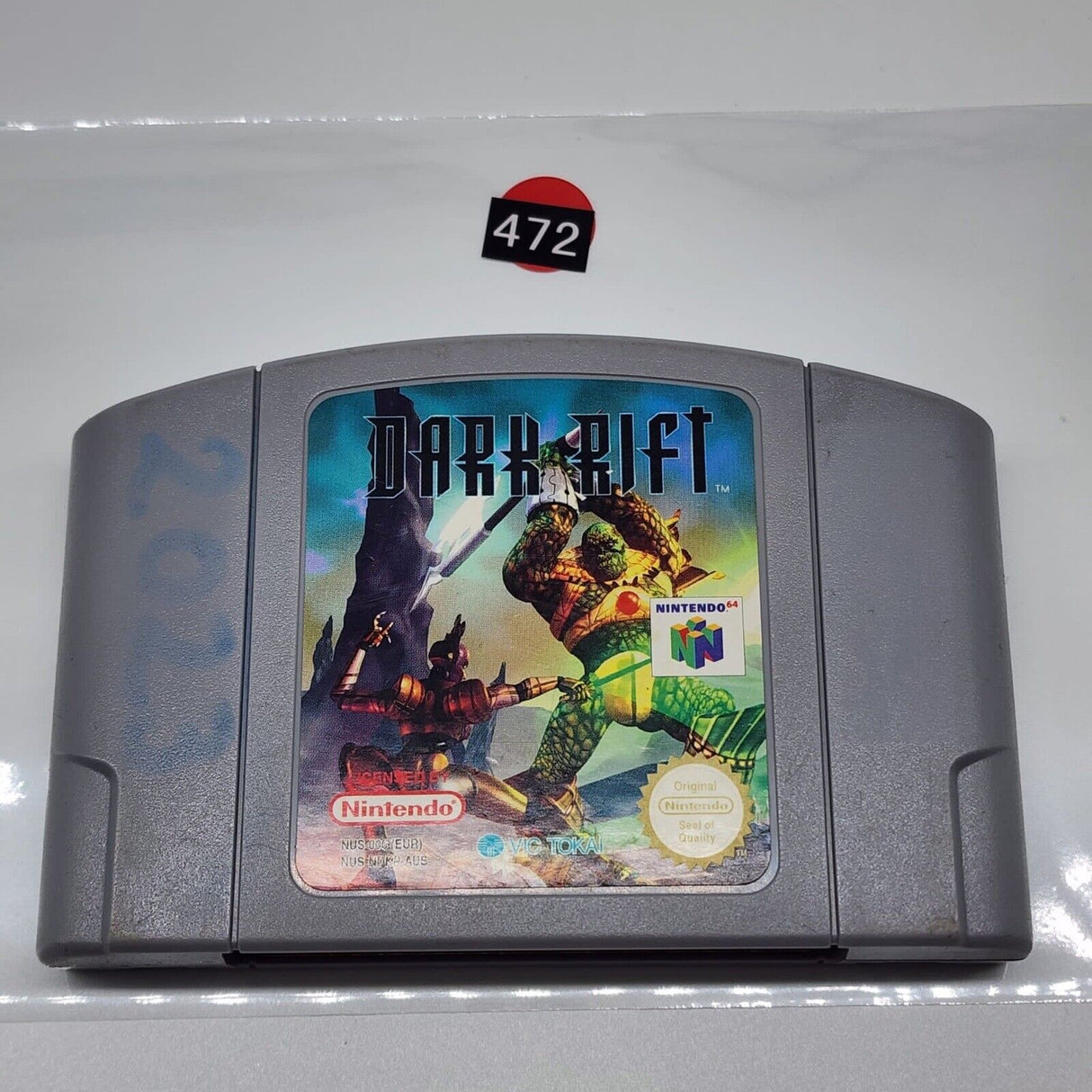 Dark Rift Nintendo 64 N64 Game Cartridge PAL