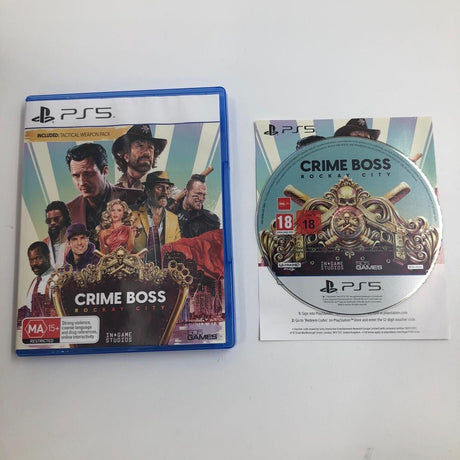 Crime Boss Rockay City PS5 Playstation 5 Game + Manual - Trippy Trades 