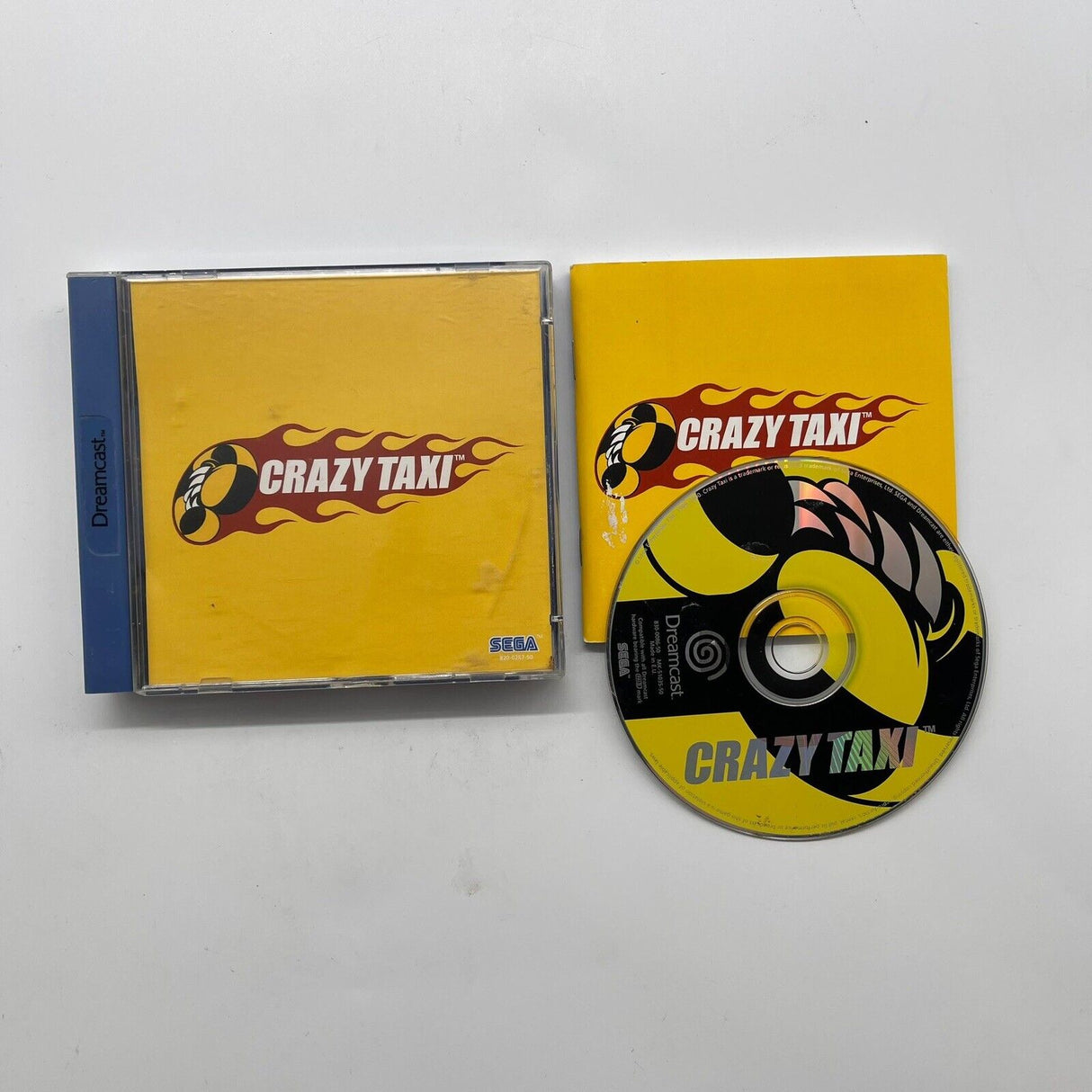 Crazy Taxi Sega Dreamcast Game + Manual PAL 25F4 - Trippy Trades 