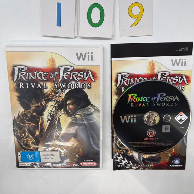 Prince Of Persia Rival Swords Nintendo Wii Game + Manual PAL - Trippy Trades 