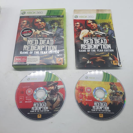 Red Dead Redemption Game Of The Year Edition Xbox 360 Game + Manual PAL - Trippy Trades 