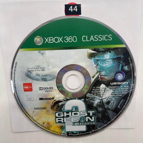 Tom Clancy Ghost Recon 2 II Advanced Warfighter Xbox 360 Game Disc Only - Trippy Trades 