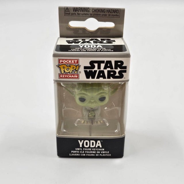 Yoda Star Wars Funko Pocket Pop Vinyl Keychain - Trippy Trades 