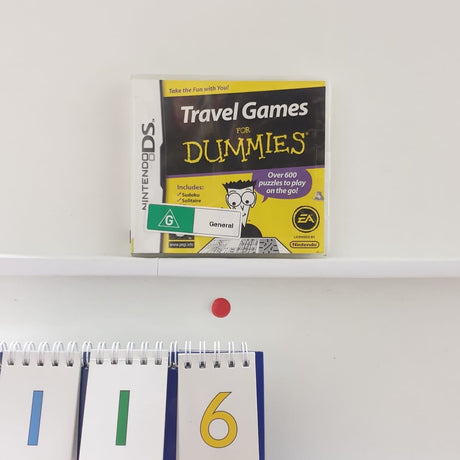 Travel Games for Dummies Nintendo DS game + manual r116 - Trippy Trades 