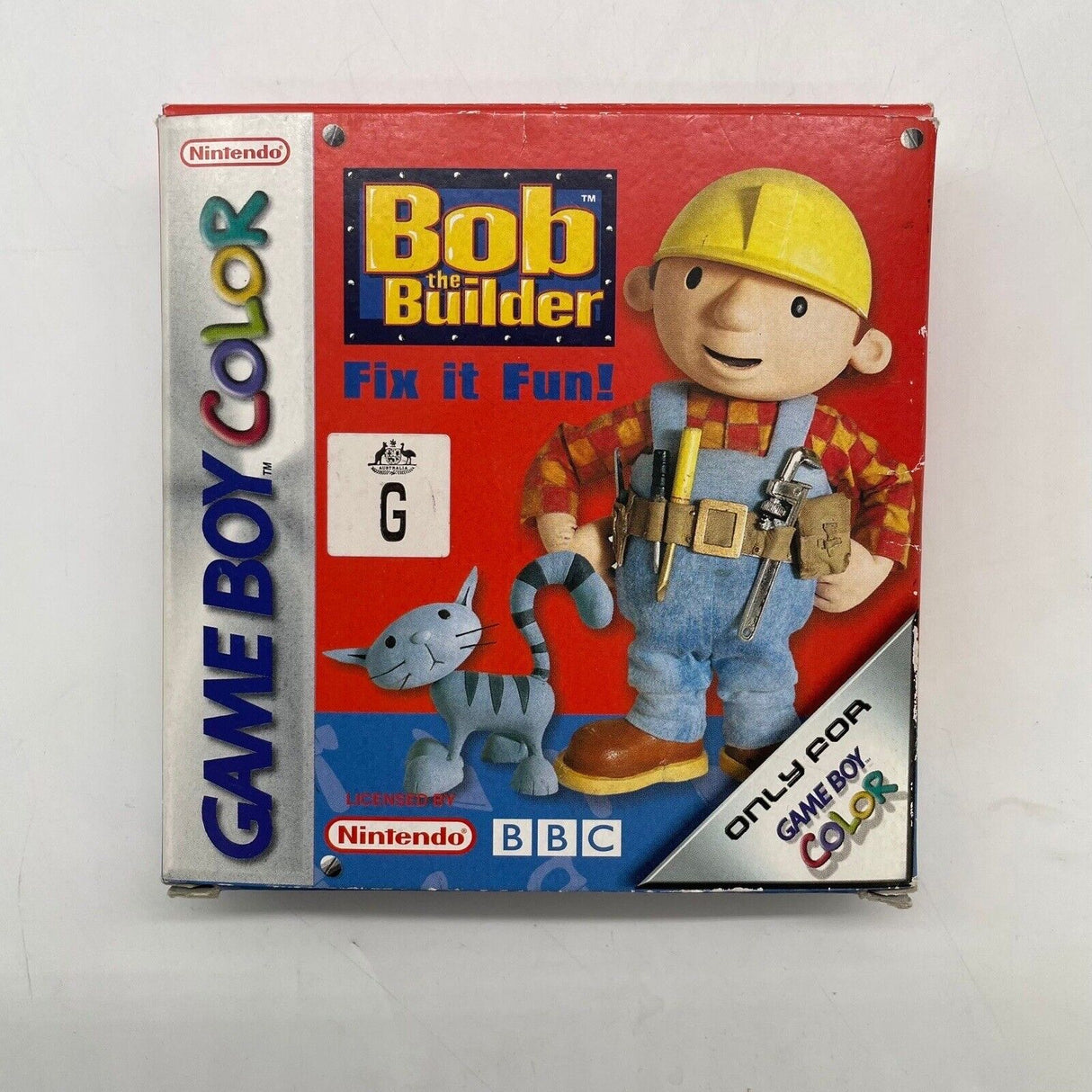 Bob The Builder Fix It Fun Nintendo Gameboy Color/Colour Game Boxed Complete - Trippy Trades 