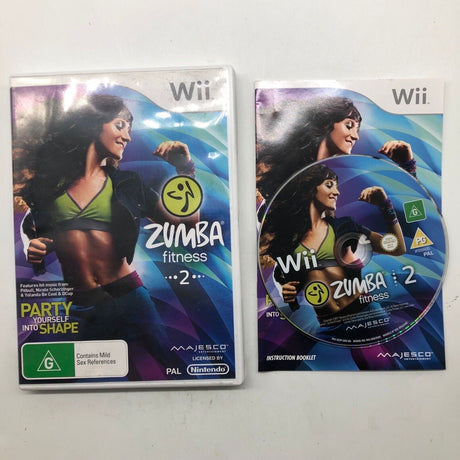 Zumba Fitness 2 II Nintendo Wii Game + Manual PAL - Trippy Trades 