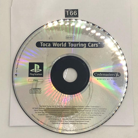 Toca Touring Car Championship PS1 Playstation 1 Game Disc Only oz166 - Trippy Trades 