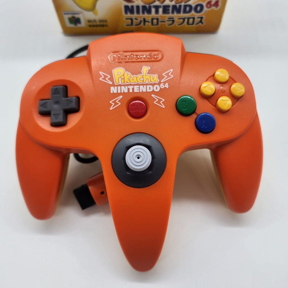 Nintendo 64 N64 Pikachu Orange Controller Boxed Japanese - Trippy Trades 