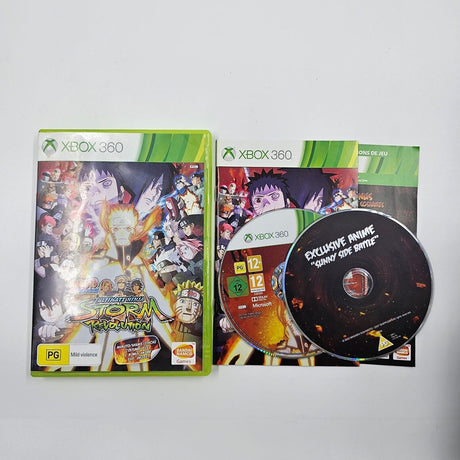 Naruto Shippuden Ultimate Ninja Storm Revolution Xbox 360 Game + Manual PAL - Trippy Trades 