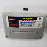 Fun’N Games Paint Games Music Style Super Nintendo SNES Game Cartridge PAL - Trippy Trades 