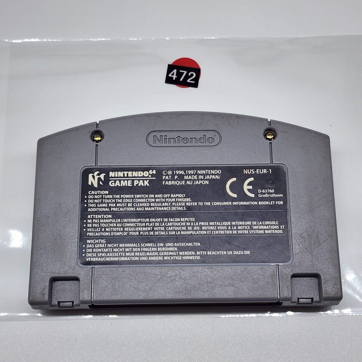 Dark Rift Nintendo 64 N64 Game Cartridge PAL