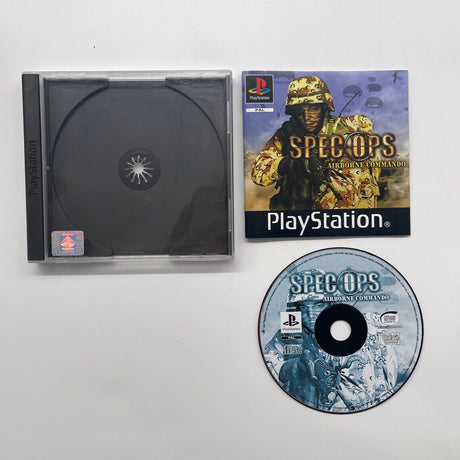 Spec Ops Airborne Commando PS1 Playstation 1 Game + Manual PAL 25F4 - Trippy Trades 