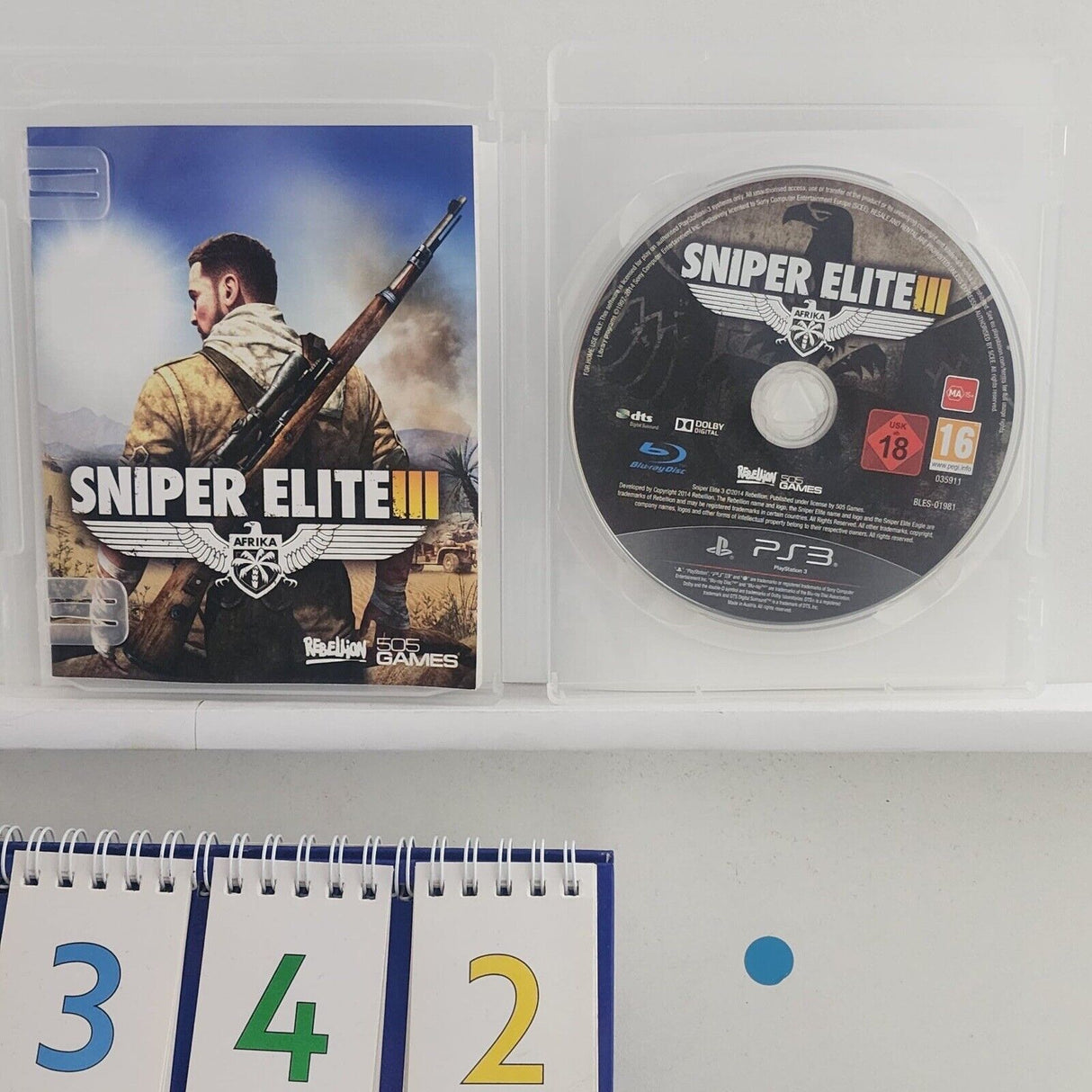 Sniper Elite III 3 PS3 Playstation 3 Game + Manual b342 - Trippy Trades 