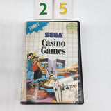 Casino Games Sega Master System Game + Manual PAL - Trippy Trades 