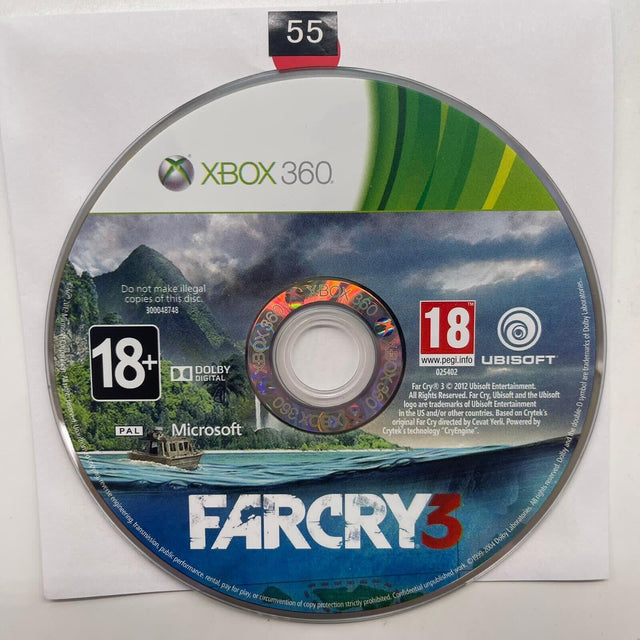 Far Cry 3 III Xbox 360 Game Disc Only - Trippy Trades 