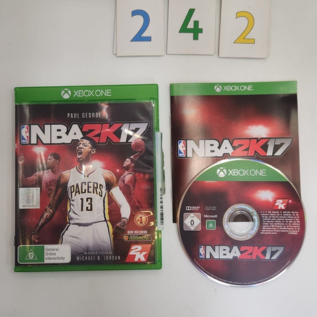 NBA 2K17 Xbox One Game + Manual - Trippy Trades 