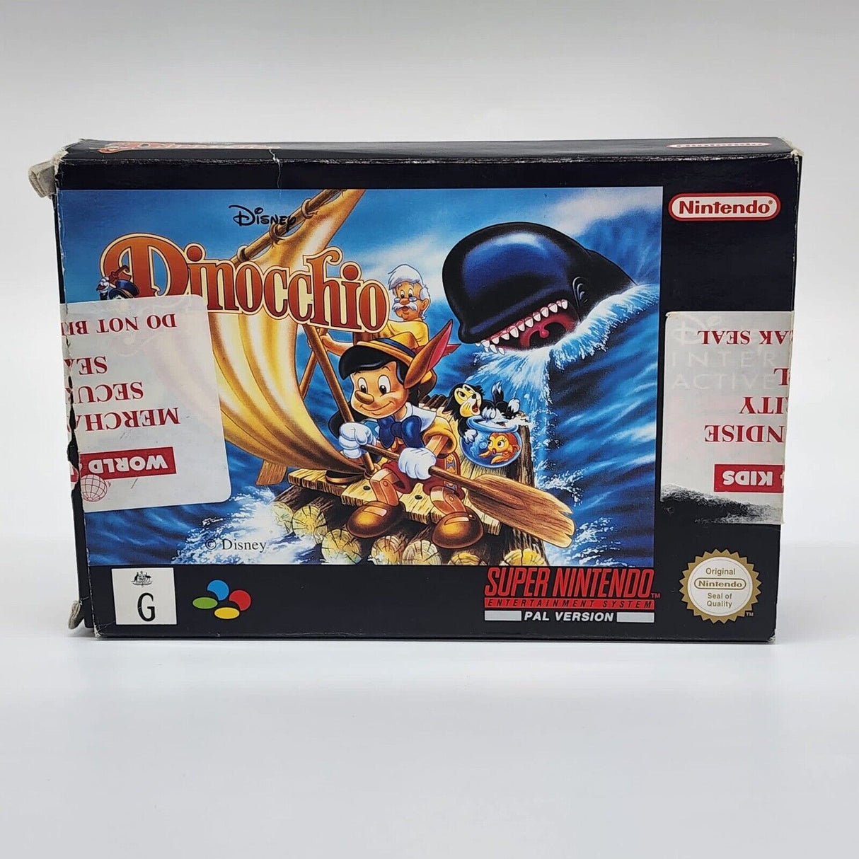 Pinocchio Super Nintendo SNES Game Boxed Complete PAL - Trippy Trades 