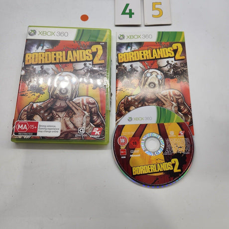 Borderlands 2 II Xbox 360 Game + Manual PAL - Trippy Trades 