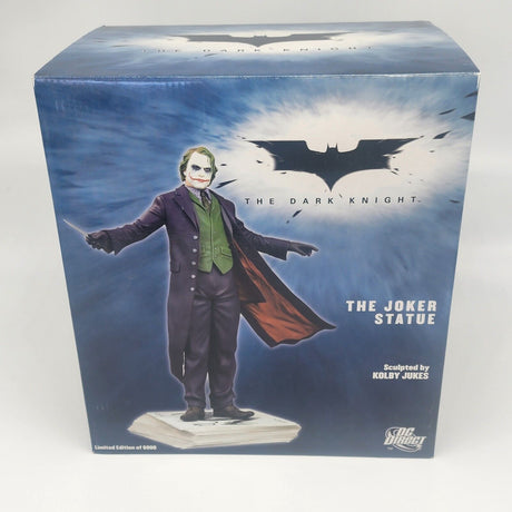 DC Direct The Dark Knight The Joker Heath Ledger Statue - Trippy Trades 