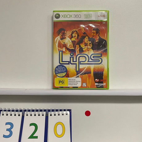 Lips Xbox 360 game + Manual PAL r320 - Trippy Trades 