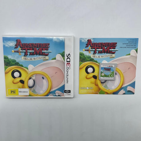 Adventure Time Finn & Jake Investigations Nintendo 3DS Game + Manual PAL 23o3 - Trippy Trades 