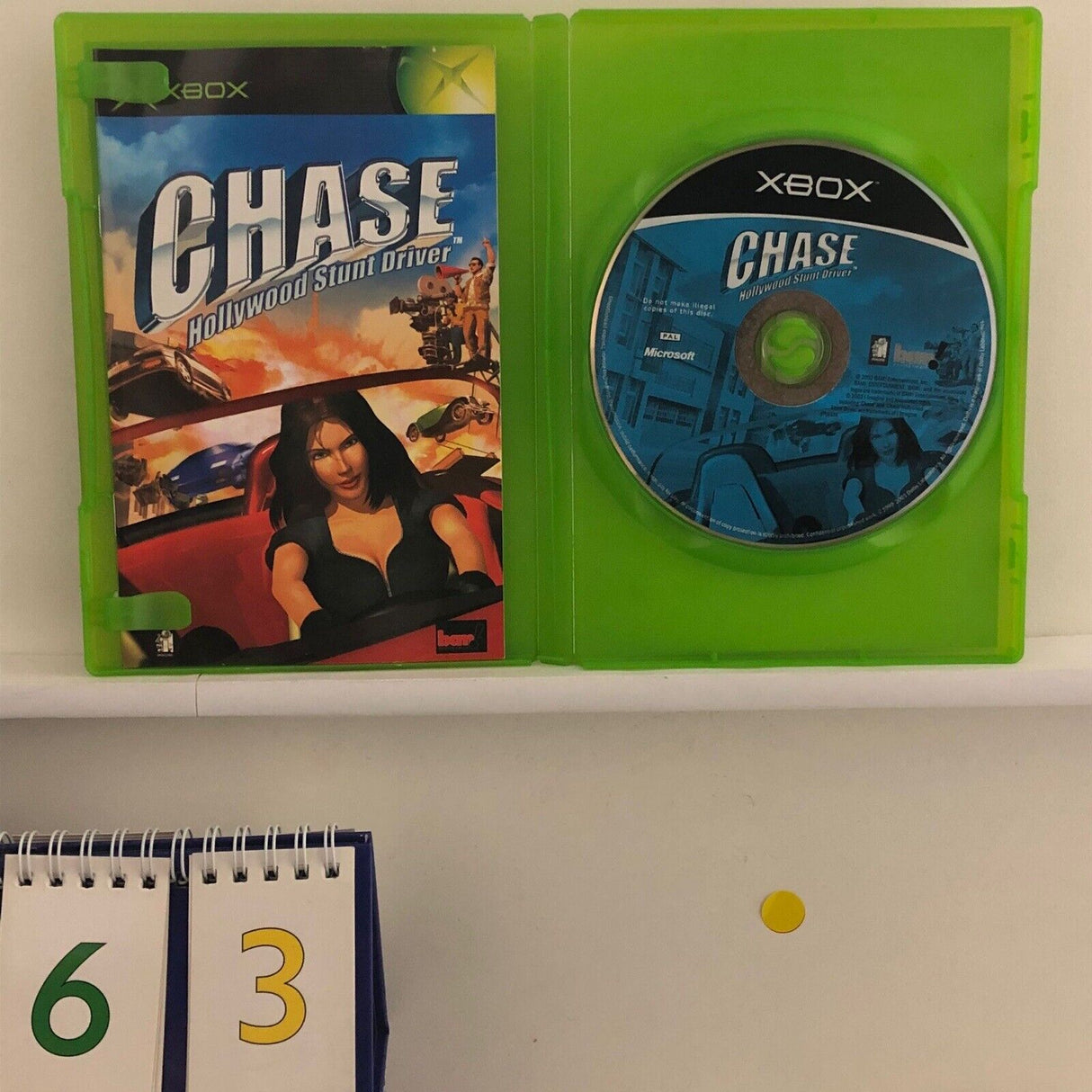 Chase Hollywood Stunt Driver Xbox Original Game + Manual PAL - Trippy Trades 