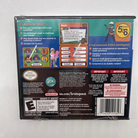 Brain Quest Grades 5 & 6 Nintendo DS Game Brand New SEALED - Trippy Trades 