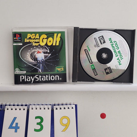 PGA European Tour Golf PS1 Playstation 1 Game + Manual PAL r439 - Trippy Trades 