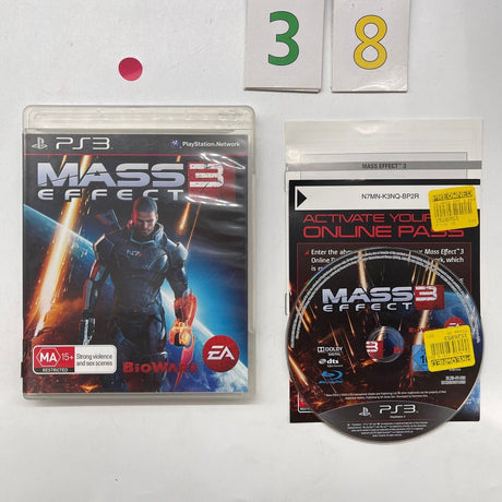 Mass Effect 3 III PS3 Playstation 3 Game + Manual - Trippy Trades 