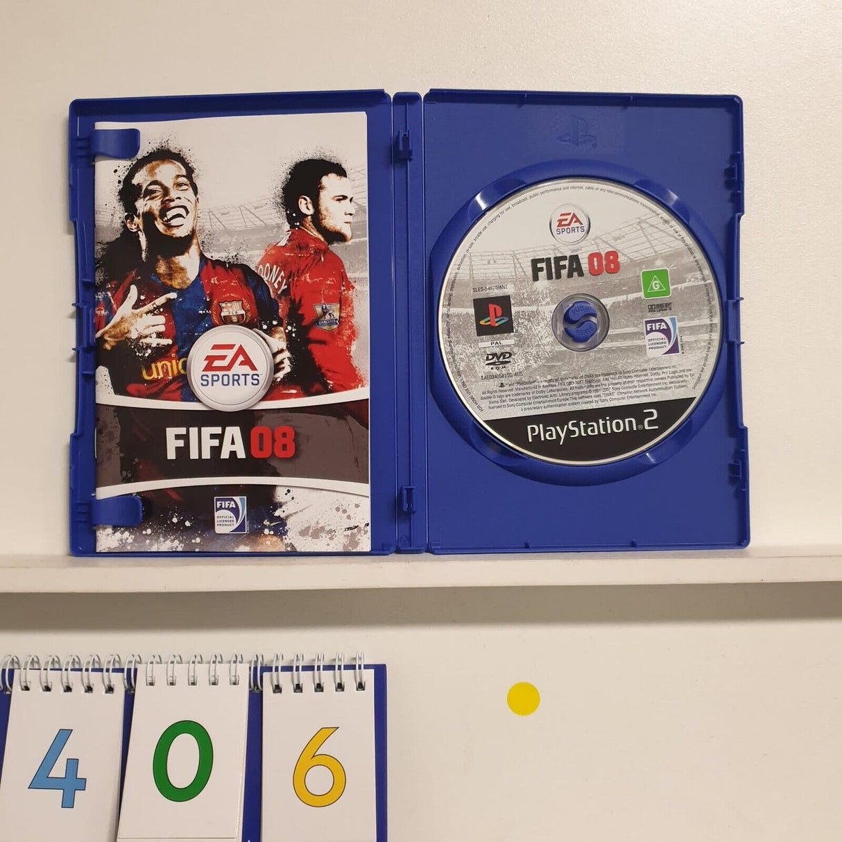 FIFA 08 2008 PS2 PlayStation 2 game + manual PAL y406 - Trippy Trades 