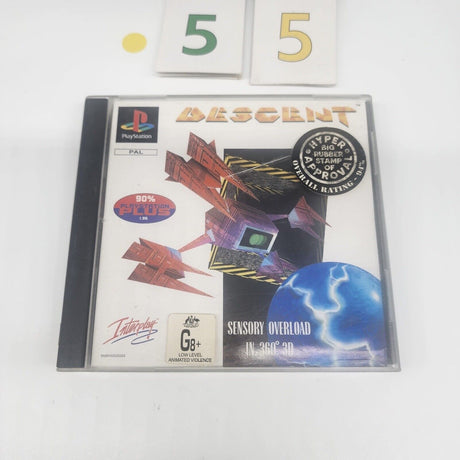 Descent PS1 Playstation 1 Game + Manual PAL - Trippy Trades 