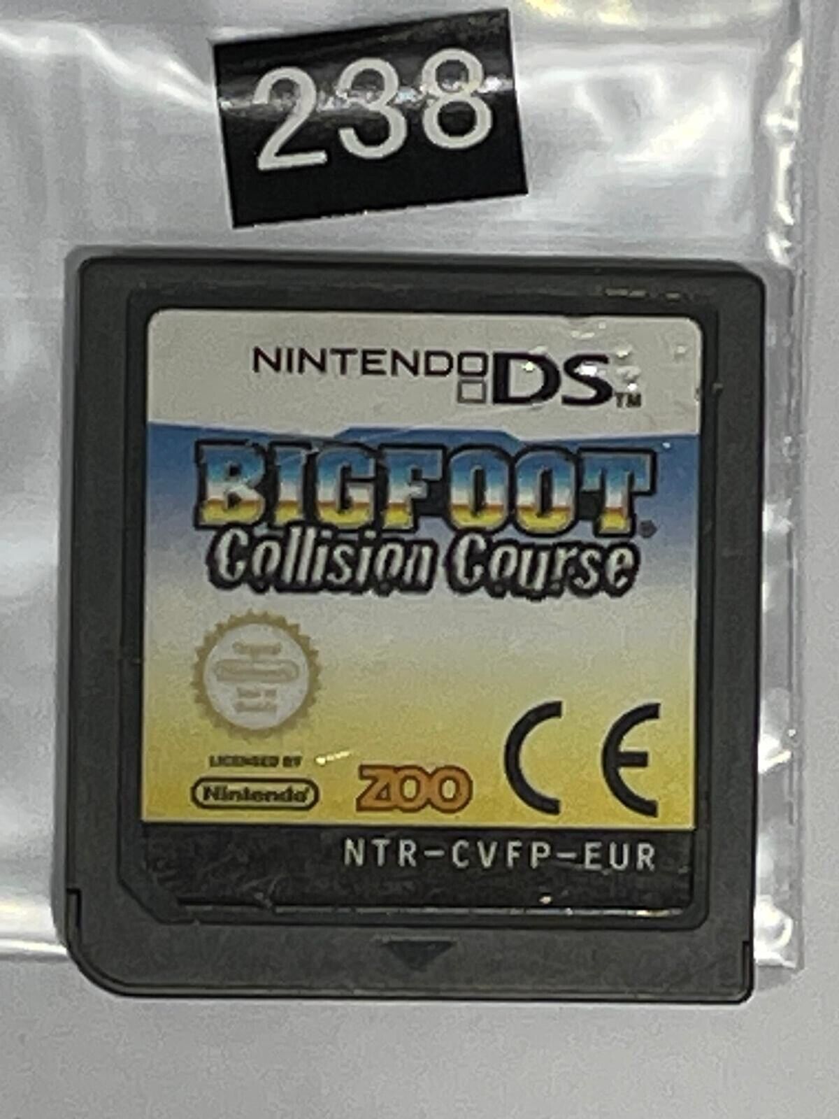 Bigfoot Collision Course Nintendo DS Game Cartridge