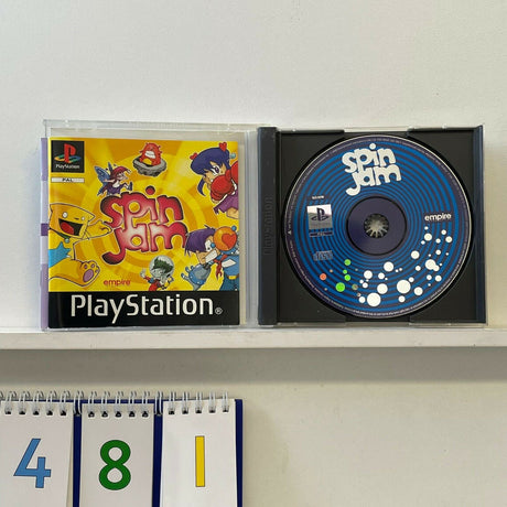 Spin Jam PS1 Playstation 1 game + manual PAL - Trippy Trades 